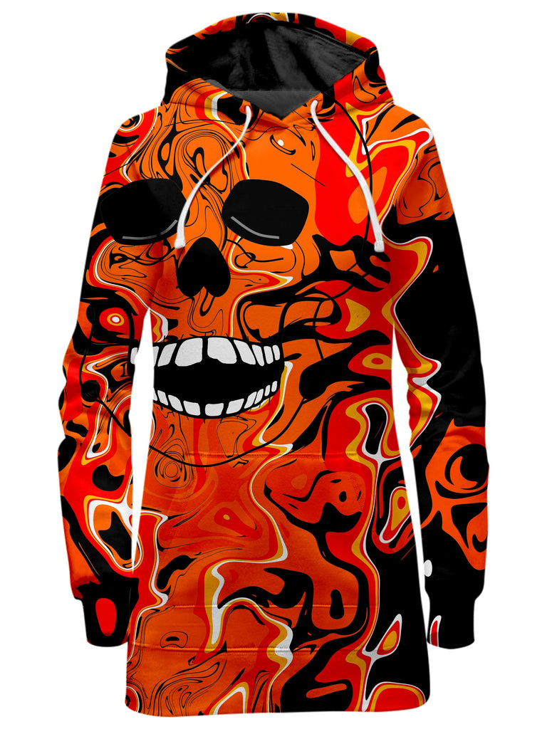 Sartoris Art - Halloween Inferno Hoodie Dress