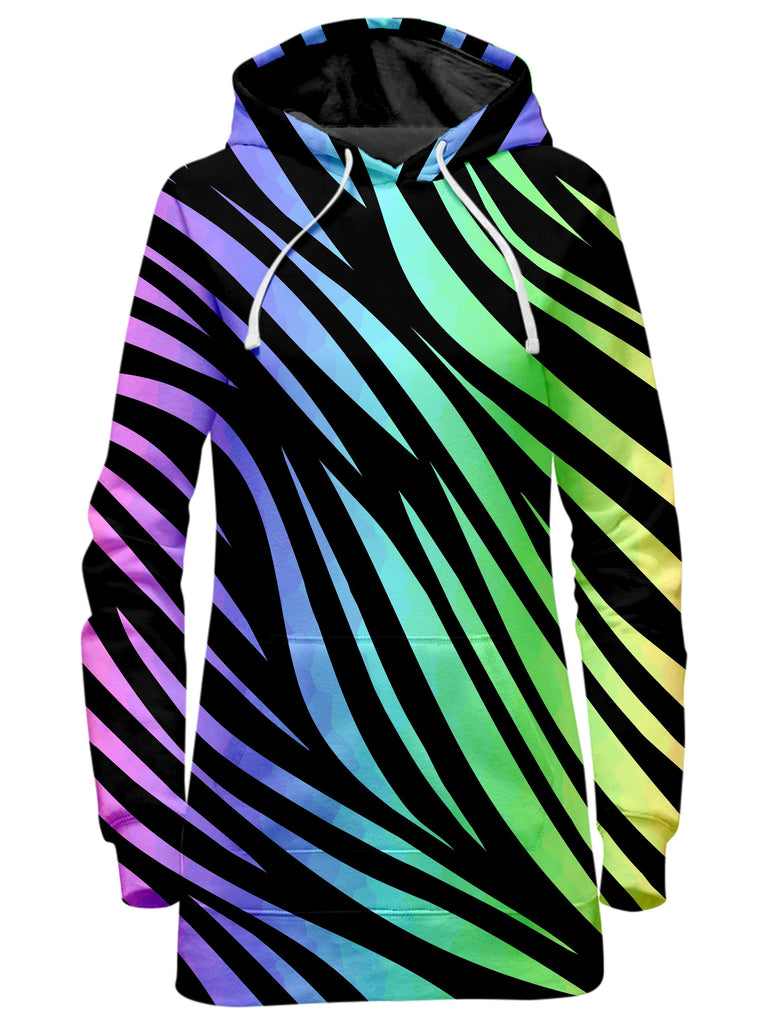 Sartoris Art - Jungle Rainbow Hoodie Dress