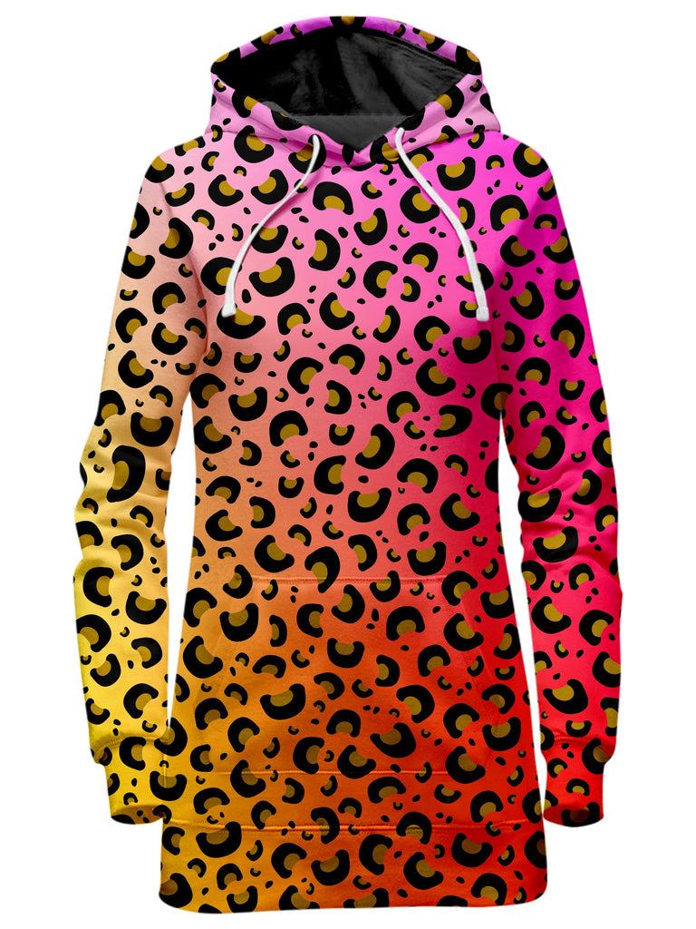 Sartoris Art - Leopard Spots Hoodie Dress
