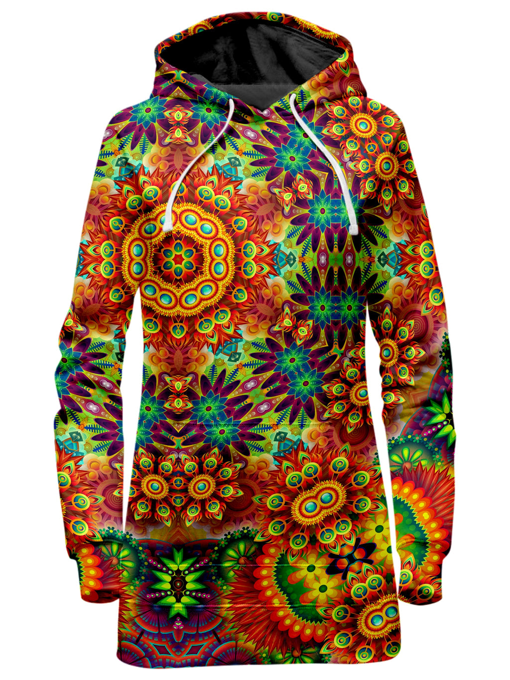 Ornate Color Journey Hoodie Dress Sartoris Art Epic Hoodie