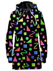 Party Geometric Hoodie Dress