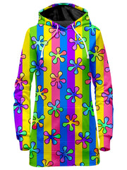 Psychedelic 60s Hoodie Dress
