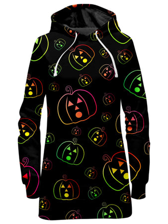 Sartoris Art - Psychedelic Pumpkins Hoodie Dress