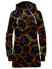 Swirl Abstract Hoodie Dress
