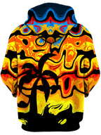 Abstract Summer Sunset Unisex Hoodie Sartoris Art Epic Hoodie