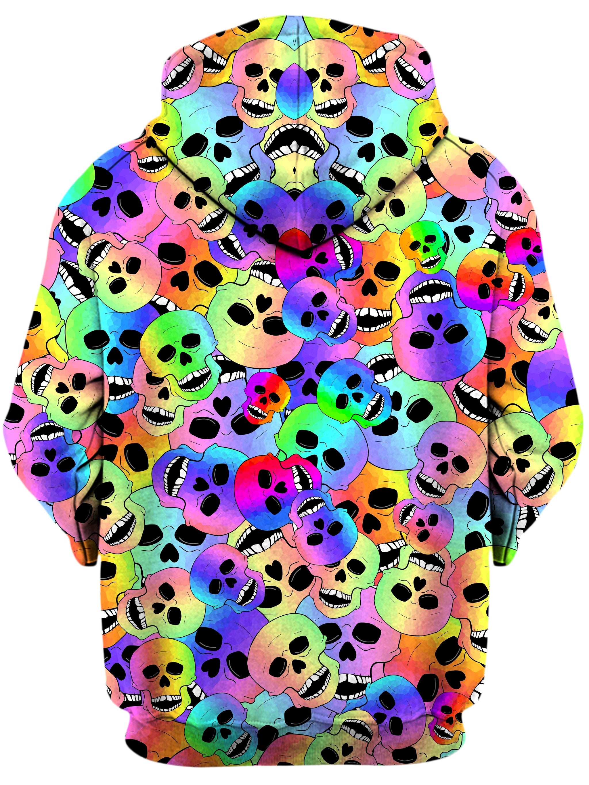 Happy Skulls Unisex Zip-Up Hoodie