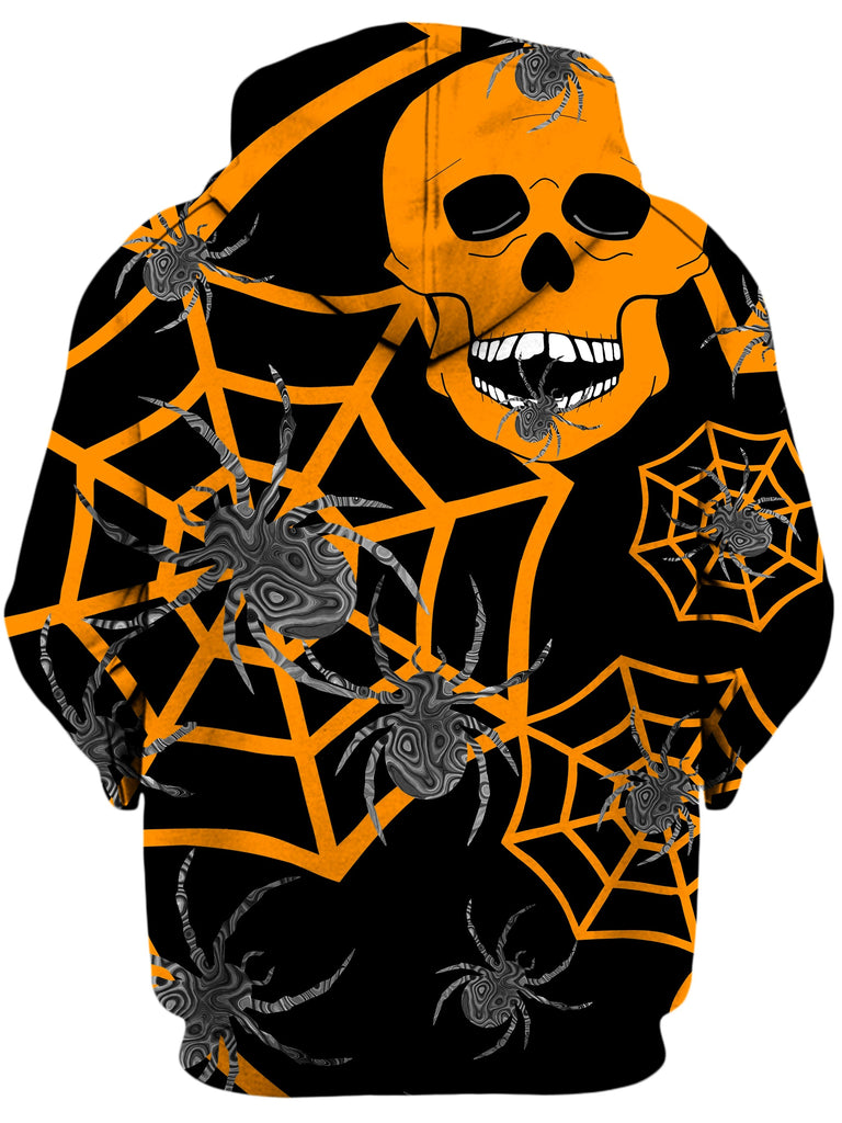 Orange Skull Halloween Unisex Hoodie