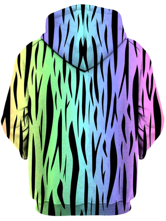 Sartoris Art - Rainbow Tiger Stripes Unisex Hoodie