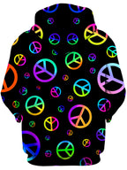 Signs of Peace Unisex Hoodie Sartoris Art Epic Hoodie