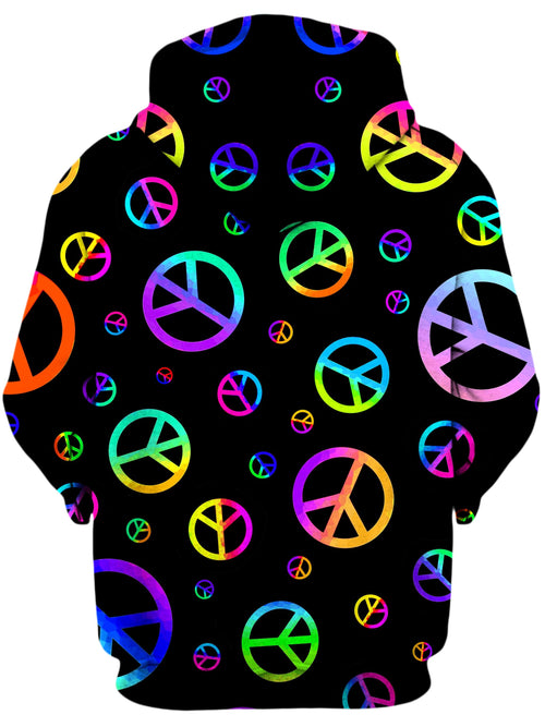 Signs of Peace Unisex Zip-Up Hoodie Sartoris Art Epic Hoodie