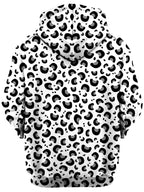 Snow Leopard Print Unisex Hoodie Sartoris Art Epic Hoodie