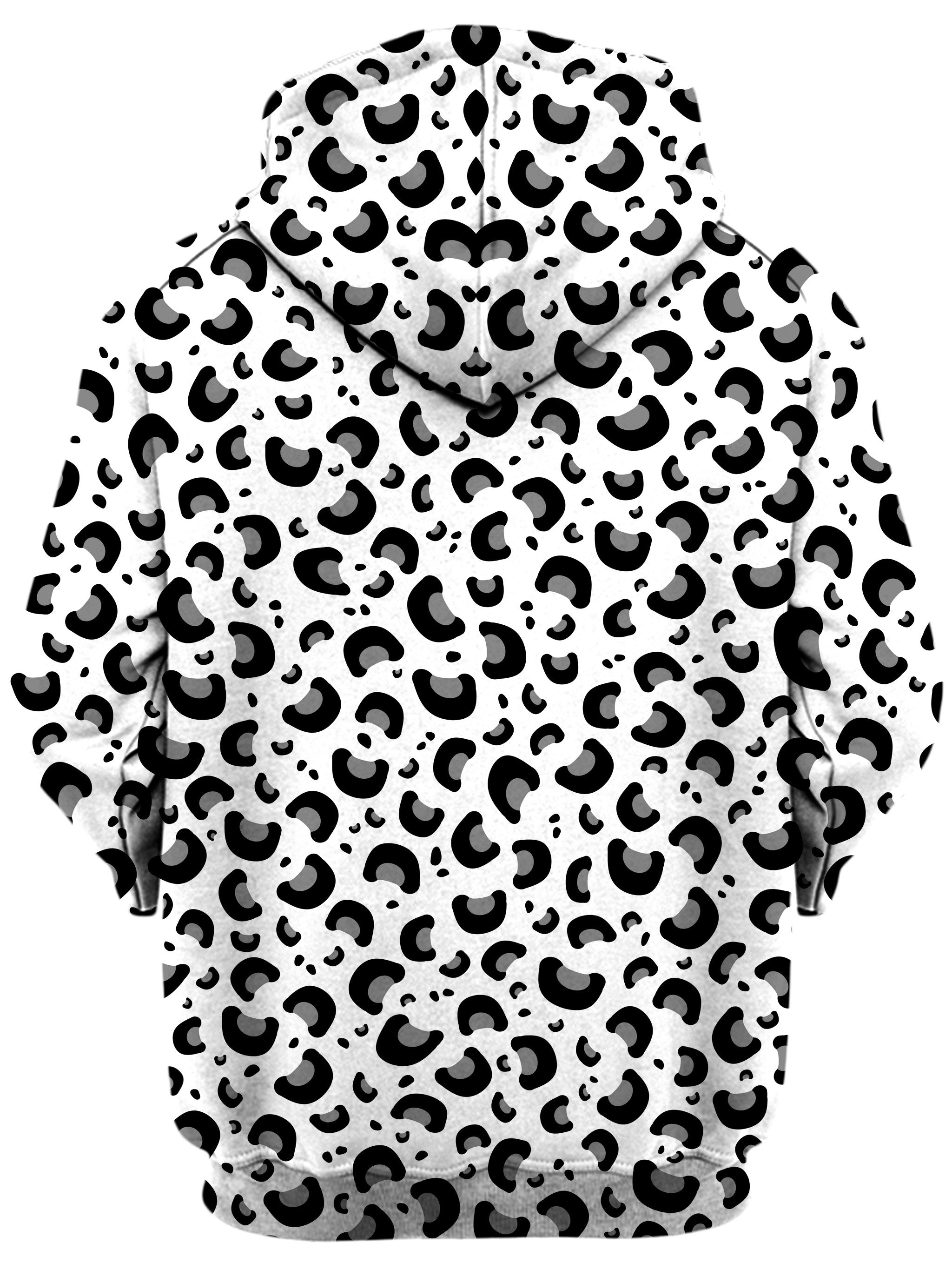 Snow Leopard Print Unisex Hoodie