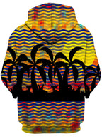 Trippy Tropical Nights Unisex Hoodie Sartoris Art Epic Hoodie