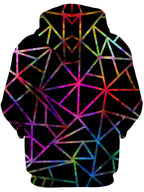 Webbed Geometric Unisex Zip-Up Hoodie Sartoris Art Epic Hoodie
