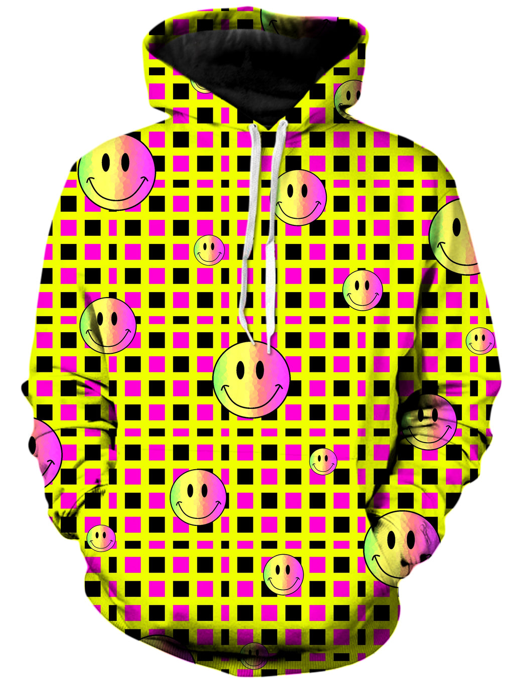 Happy Plaid Unisex Hoodie Sartoris Art Epic Hoodie