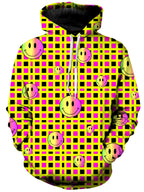 Happy Plaid Unisex Hoodie Sartoris Art Epic Hoodie