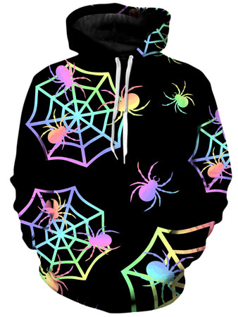 Sartoris Art - Pastel Spider Webs Unisex Hoodie