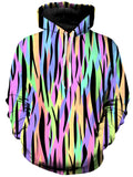 Psychedelic Tiger Stripes Unisex Hoodie Sartoris Art Epic Hoodie
