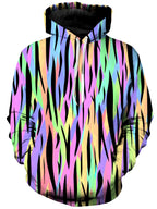 Psychedelic Tiger Stripes Unisex Hoodie Sartoris Art Epic Hoodie