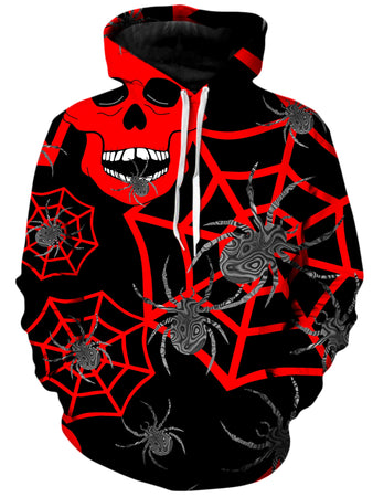 Sartoris Art - Red Skull Halloween Unisex Hoodie