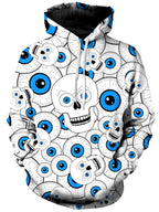 Skull Eye Balls Unisex Hoodie Sartoris Art Epic Hoodie