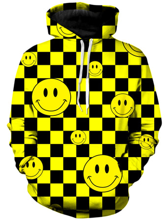 Sartoris Art - Smile Checkerboard Unisex Hoodie