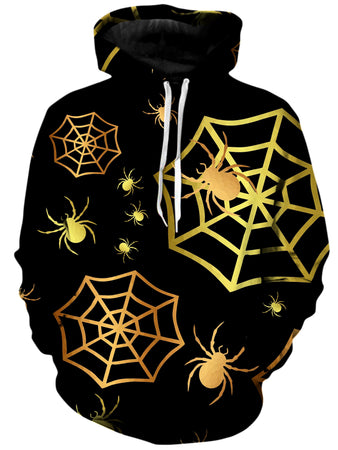 Sartoris Art - Spiders In Gold Unisex Hoodie