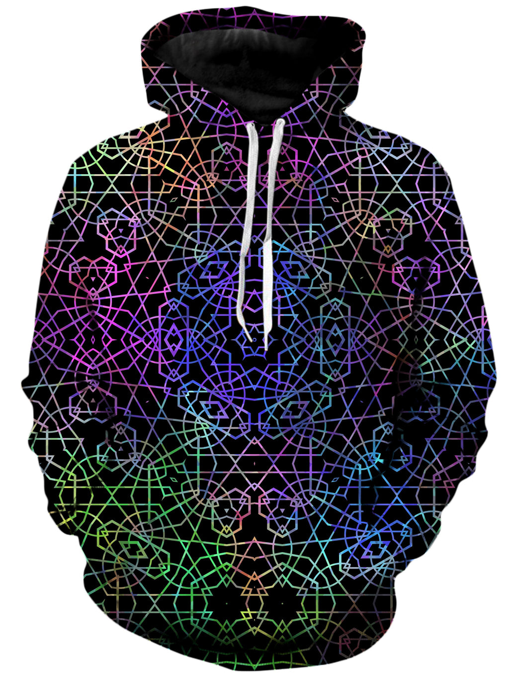 Symmetrical Color Journey Unisex Hoodie Sartoris Art Epic Hoodie