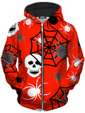Fright Night Unisex Zip-Up Hoodie Sartoris Art Epic Hoodie