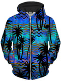 Tropical Dreams Unisex Zip-Up Hoodie