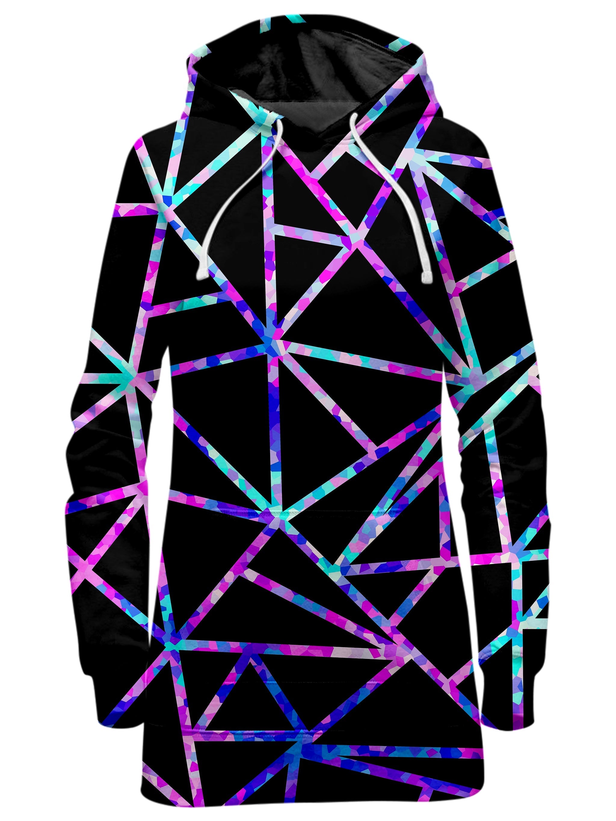 Glitter Geometric Hoodie Dress Glitter Geometric Hoodie Dress