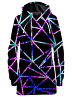 Glitter Geometric Hoodie Dress Sartoris Art Epic Hoodie