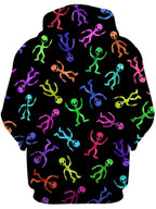 Party Like An Alien Color Unisex Hoodie Sartoris Art Epic Hoodie