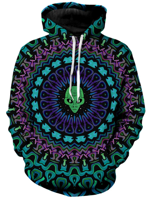 Alien Kaleidoscope Unisex Hoodie Sartoris Art Epic Hoodie