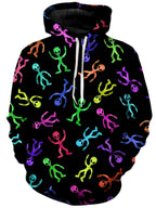 Party Like An Alien Color Unisex Hoodie Sartoris Art Epic Hoodie