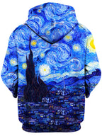 Starry Night Hoodie On Cue Apparel Epic Hoodie