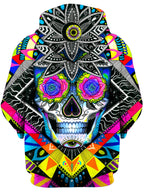 Suger Skull Unisex Zip-Up Hoodie Svenja Jodicke Epic Hoodie