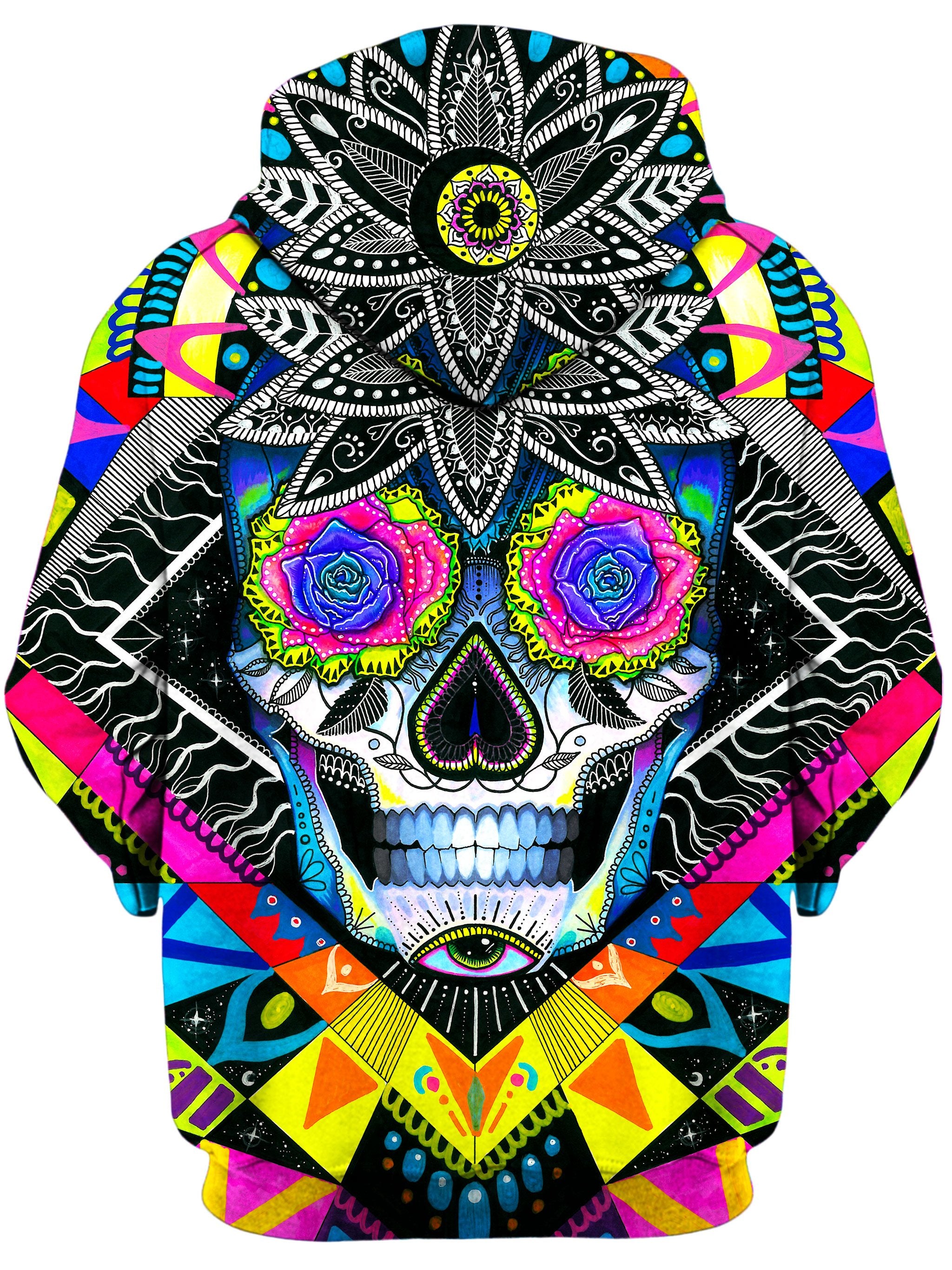 Suger Skull Unisex Zip-Up Hoodie, Svenja Jodicke, T6 - Epic Hoodie