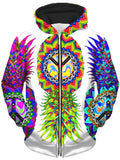 Ananas Trio Unisex Zip-Up Hoodie, Svenja Jodicke, T6 - Epic Hoodie