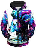 Lion Color Unisex Zip-Up Hoodie, Svenja Jodicke, T6 - Epic Hoodie