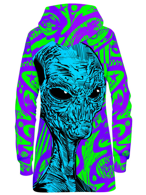 Alien Hoodie Dress Technodrome Epic Hoodie