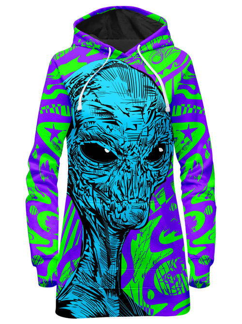 Alien Hoodie Dress Technodrome Epic Hoodie