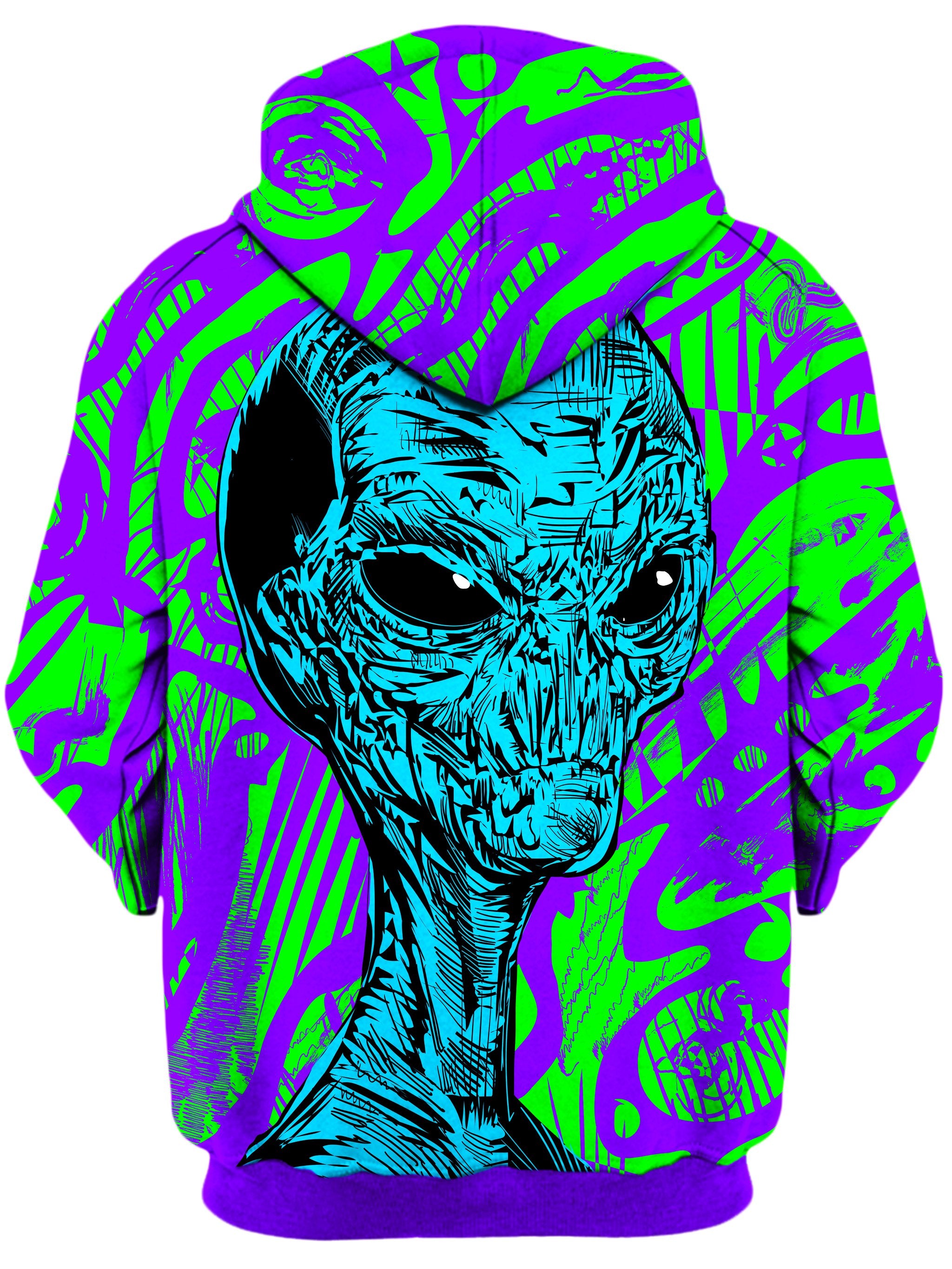 Alien Unisex Zip-Up Hoodie Technodrome Epic Hoodie