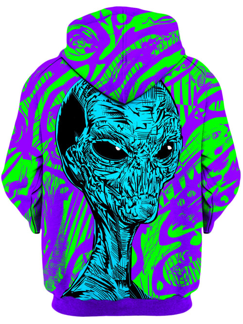 Alien Unisex Zip-Up Hoodie Technodrome Epic Hoodie