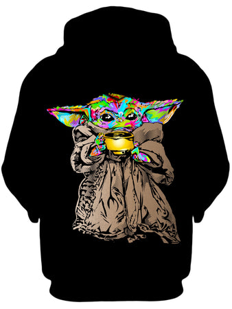 Technodrome - Baby Yoda Kids Hoodie