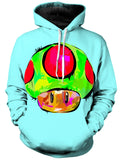1 Up Unisex Hoodie, Technodrome, T6 - Epic Hoodie