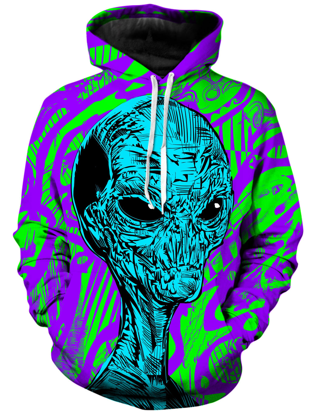 Alien Unisex Hoodie, Technodrome, T6 - Epic Hoodie