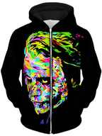 Heath Drome Unisex Zip-Up Hoodie Technodrome Epic Hoodie