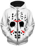 Jason Unisex Zip-Up Hoodie Technodrome Epic Hoodie