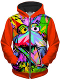 Bigbird Unisex Zip-Up Hoodie Technodrome Epic Hoodie
